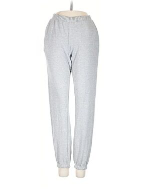 Pull&Bear Light Gray Elastic Waist Jogger Pants